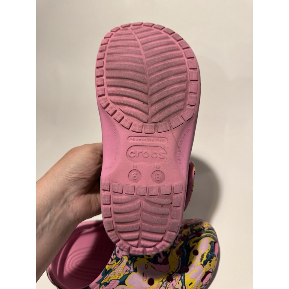 CROCS Unisex Bubble Marble Clogs 8 - Picture 5 of 5